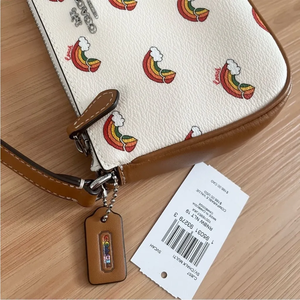 Coach  Nolita 19 With Rainbow Print # CJ657 - Image 6