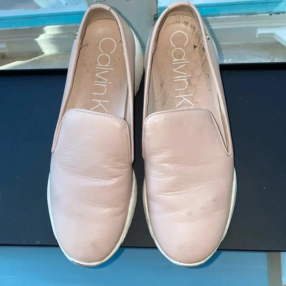 Calvin‎ Klein Leather Sneakers - Image 3