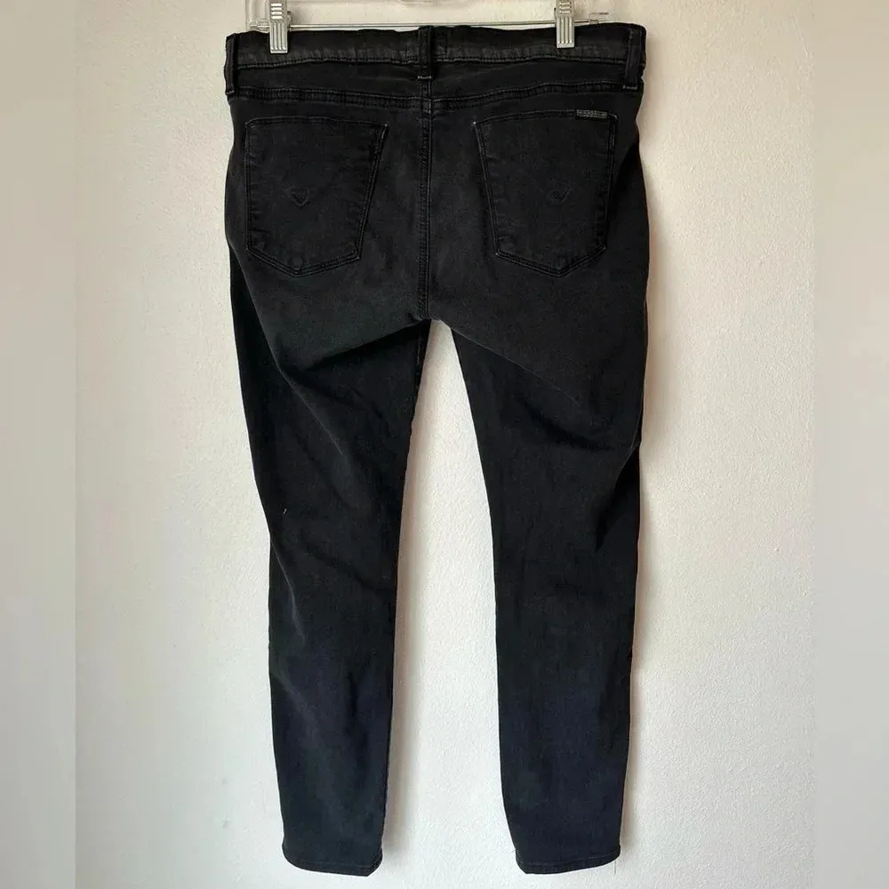 Hudson Chain Fringe Luna Super Skinny Crop Jeans - Image 6