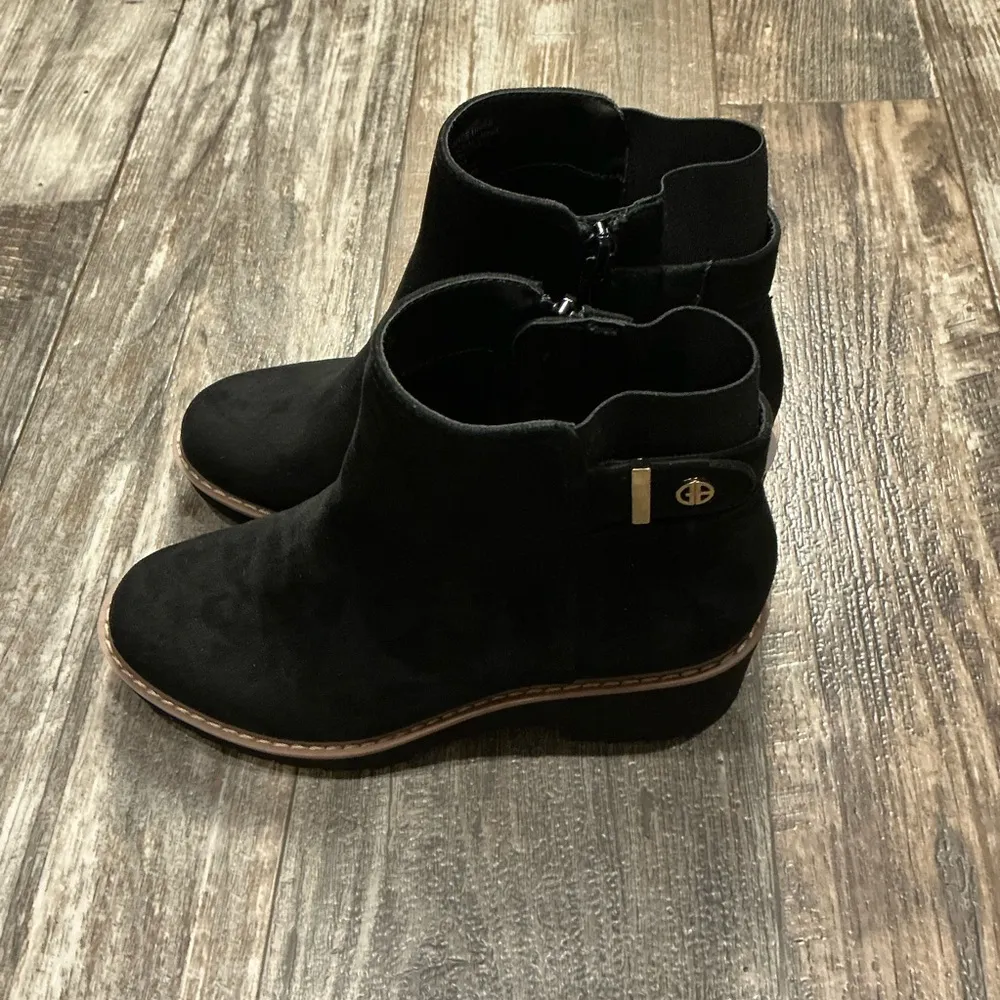 Giani Bernini Black Ankle Booties Size 5.5 - Image 3