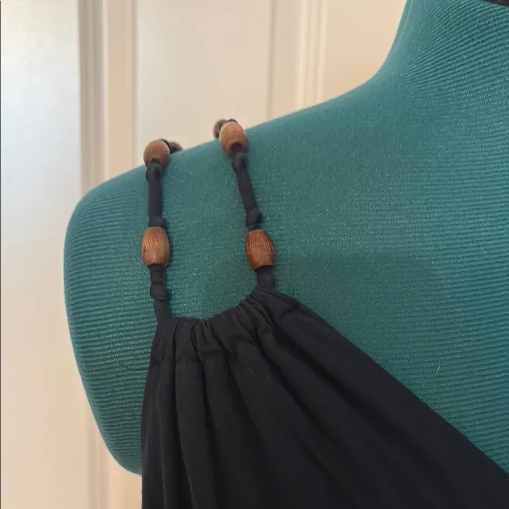 Liz Lange Blue and White Sleeveless Maternity Sundress - Image 2