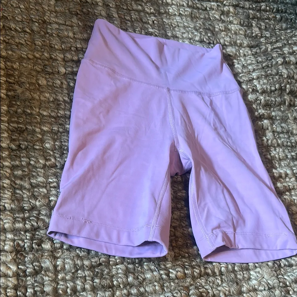 Outdoor Voices Pinkish‎ Purple Nylon Spandex Biker Shorts Size XS - Image 3