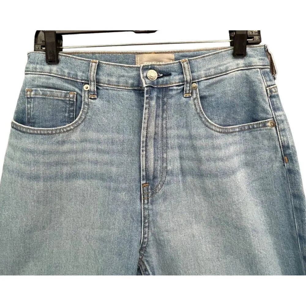 Everlane Jeans Womens 29 Blue Light Wash High Waist Straight Leg Ankle Classic - Image 4