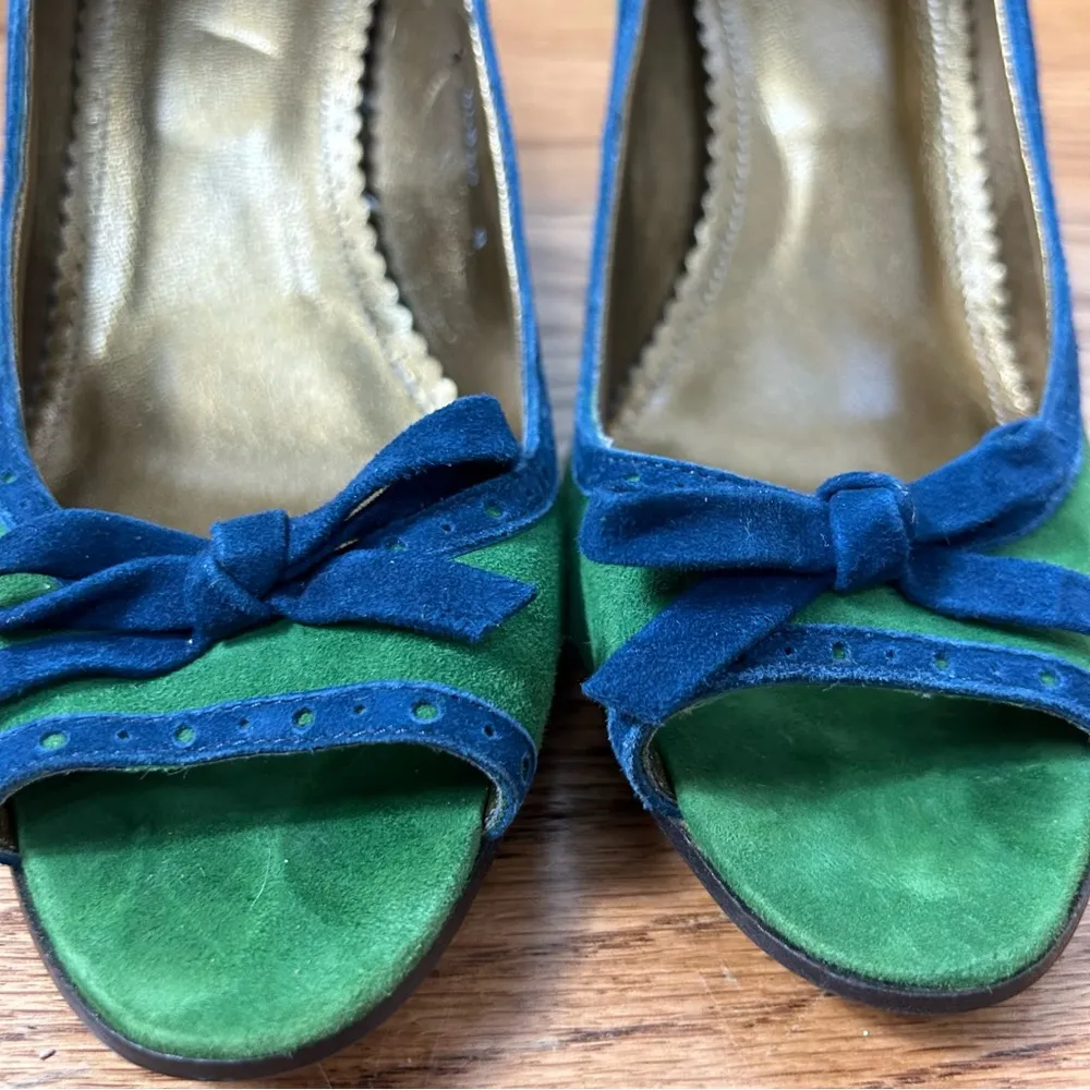 J. Crew | Leather Open Toe Platform Heels - Image 9