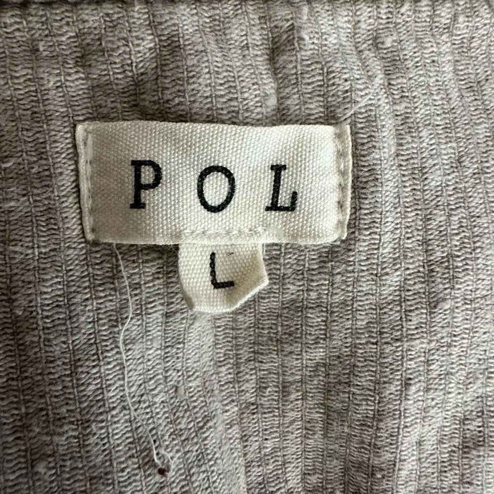 POL Corduroy Aztec Oversized Button Down Shirt Jacket Shacket Size Large - Image 4