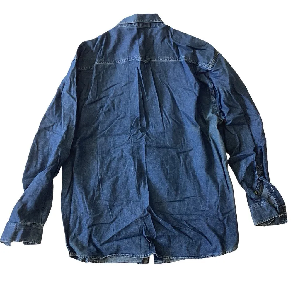 Blue Pointe Denim Button Down Size M - Image 7