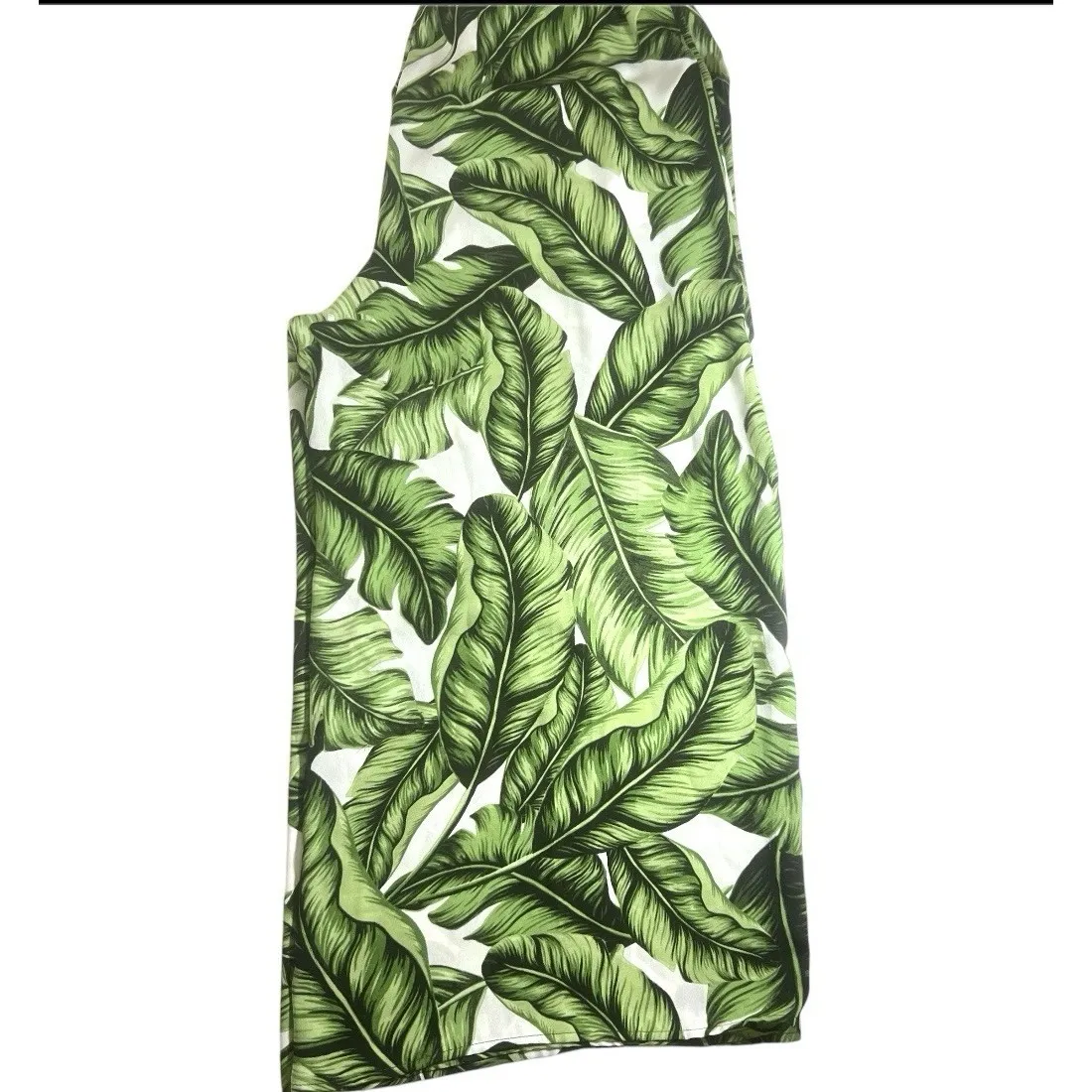 Show Me‎ Your Mumu Jumpsuit Tropical Palm Cropped Women's Medium - Image 6