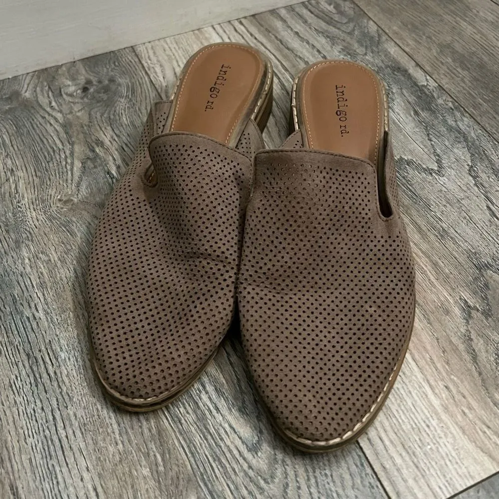 Indigo Rd  Laser-Cut Loafer Mule Gray Women's 7.5 - Image 2