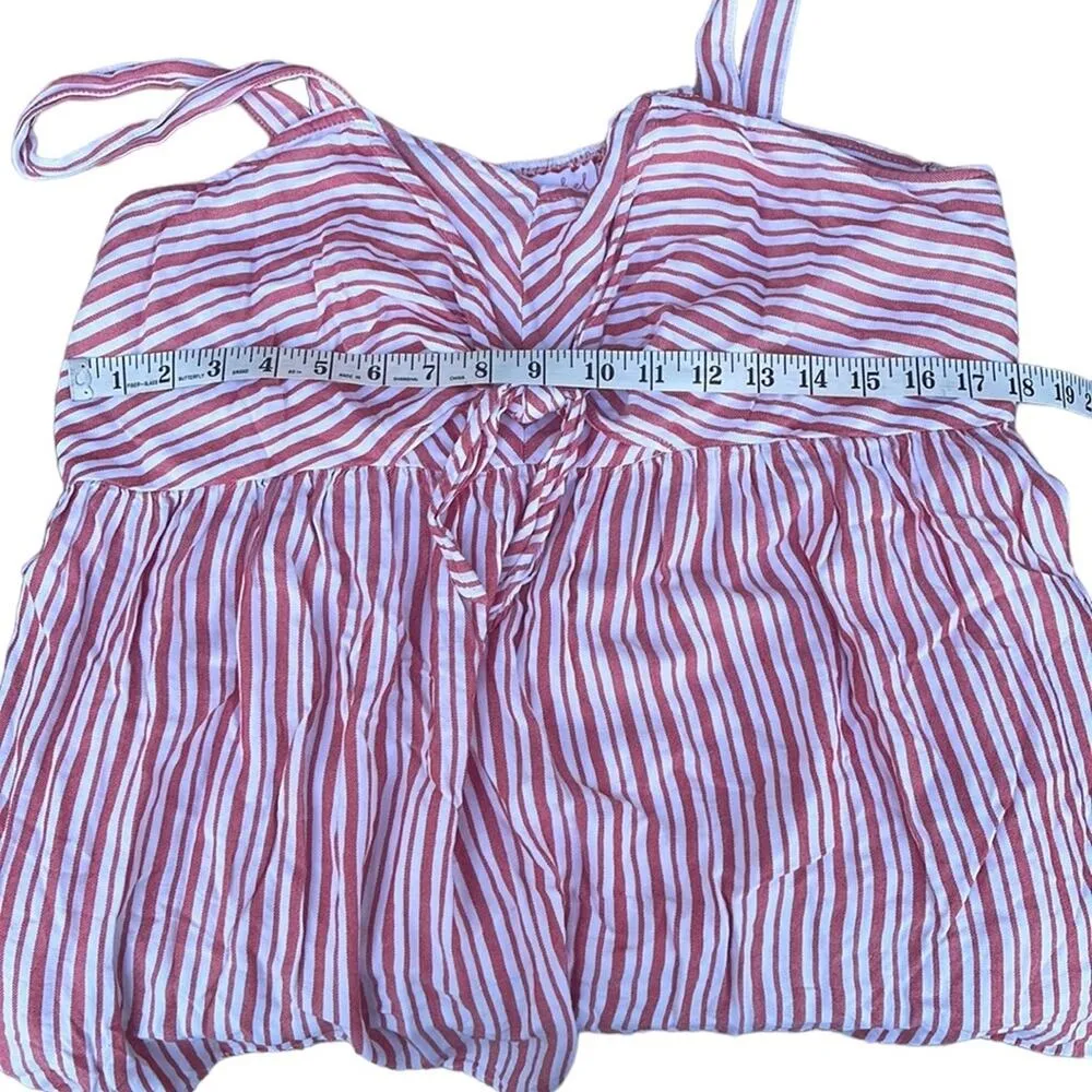 Isabel Maternity by Ingrid red & white flowy blouse size large - Image 5