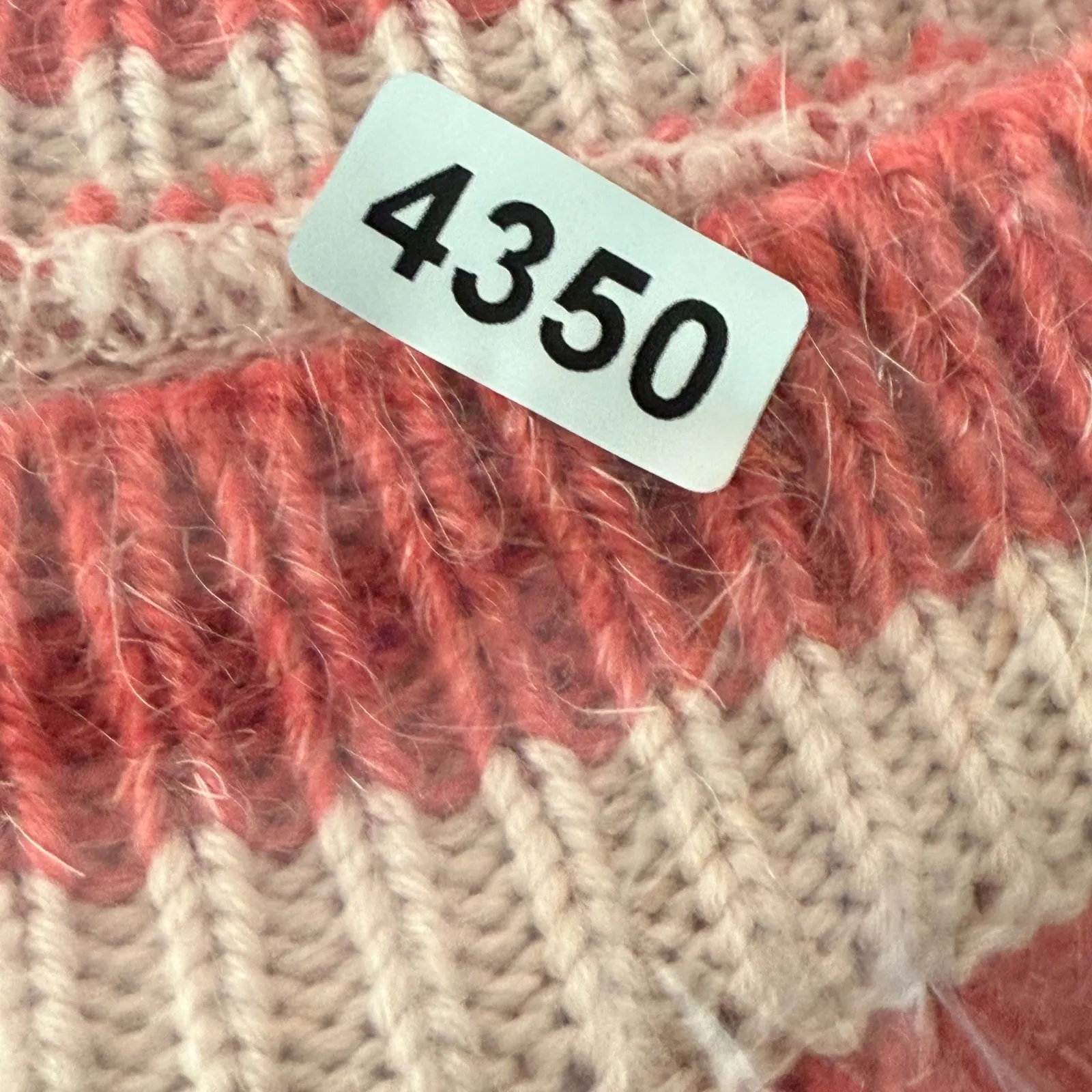 Aldomartins Wool Blend Fair Isle Knit Sweater Pink Black Green Alpaca blend Sz 4 - Image 11