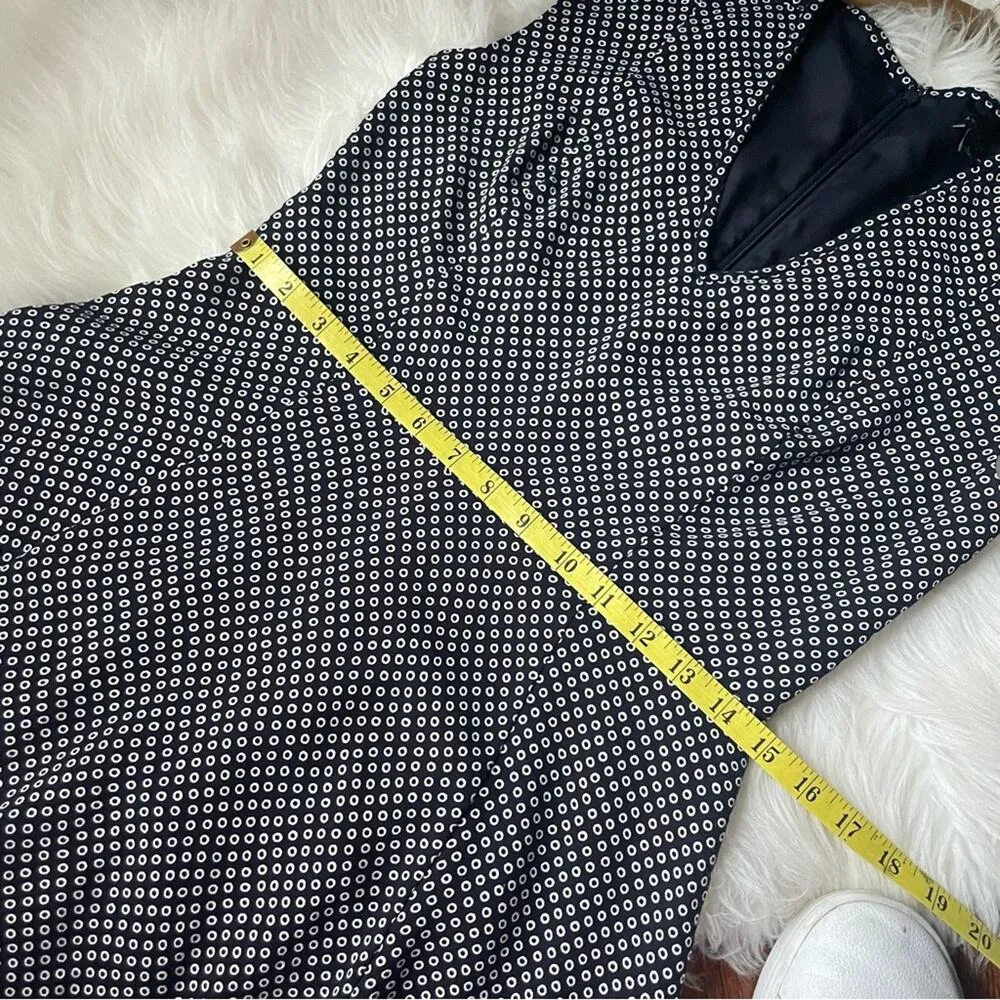 Ann Taylor Black & Cream A Line Dress - Image 6