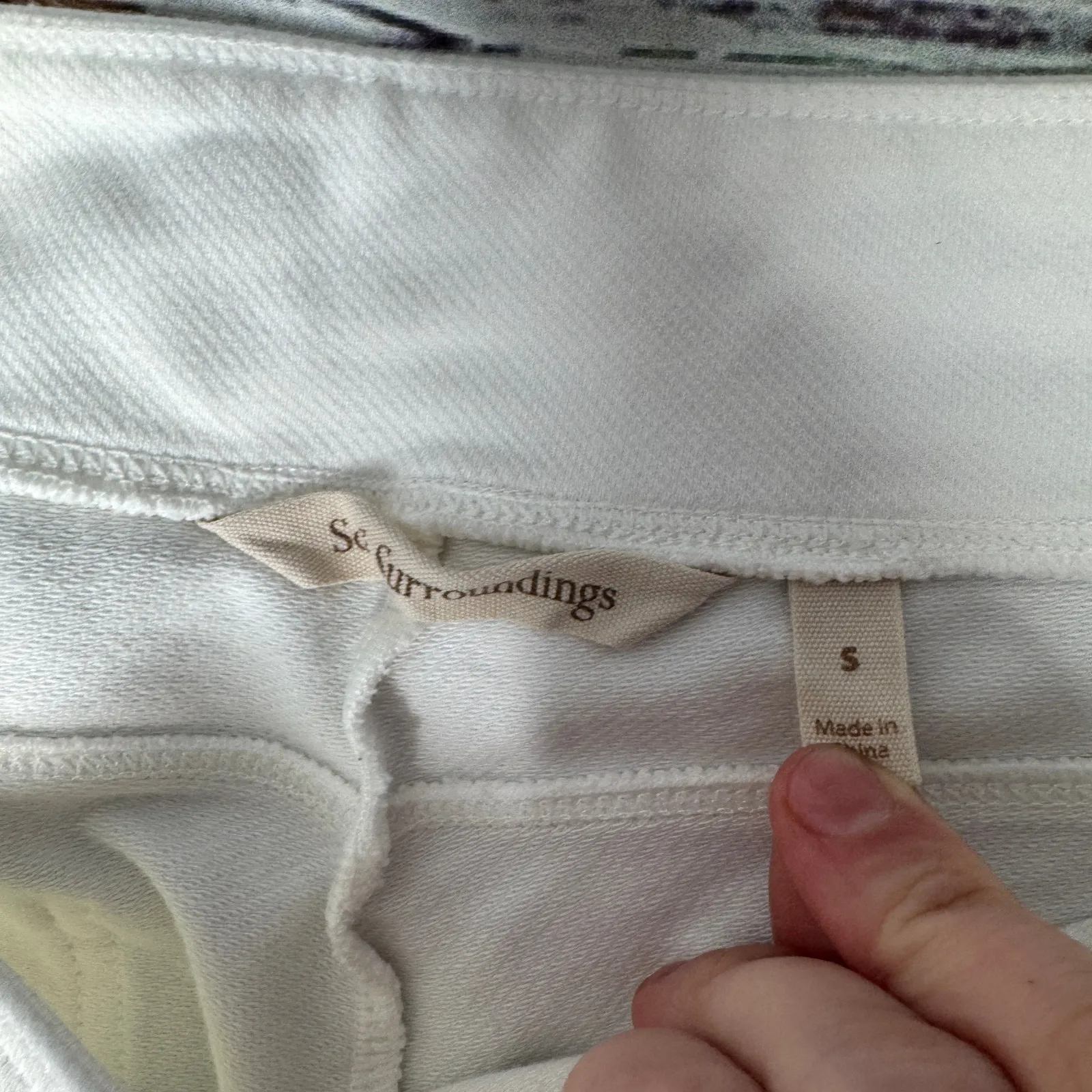 Soft Surroundings Women’s Small White Pull-On Pants - Image 2