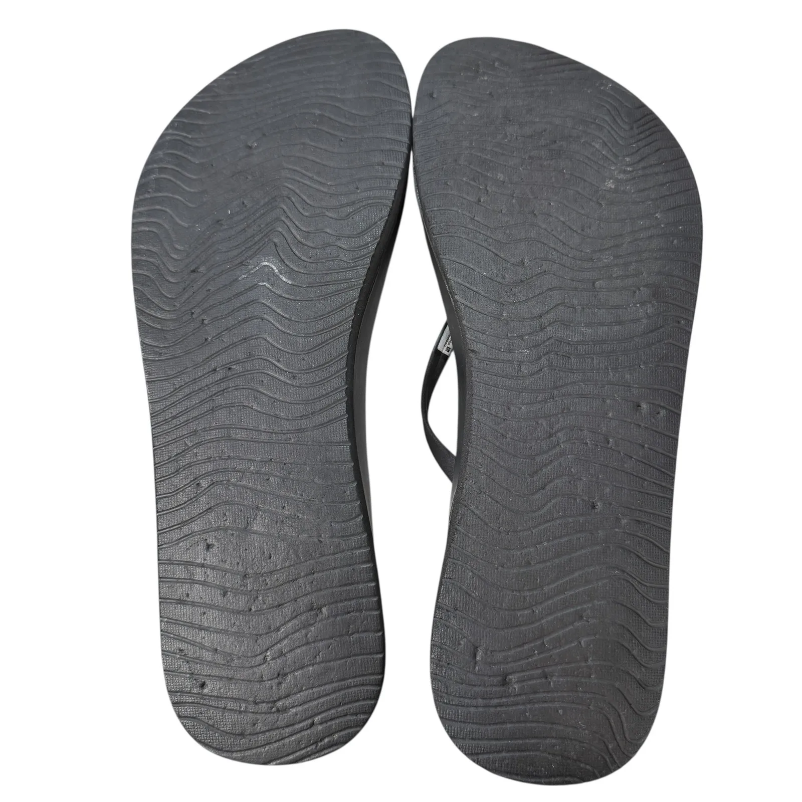 Reef Cushion Slim Flip Flops Sandals Black Women's US 10 EUR 41 Surf Beach - Image 2