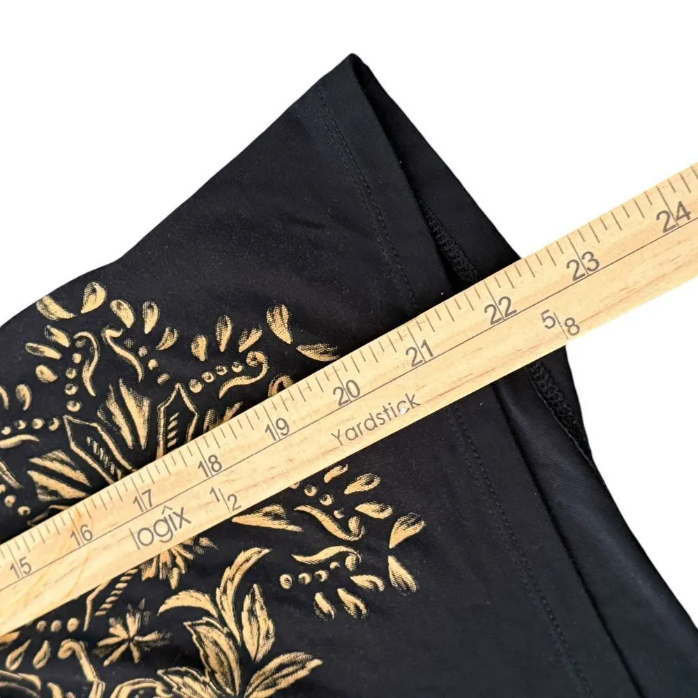 Disney Beauty and The Beast Tee Women Size S Black Gold‎ Sleeveless Shirt NEW - Image 10