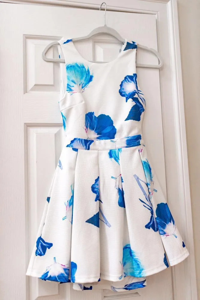 Lulus Flowery Mini dress  - Image 3