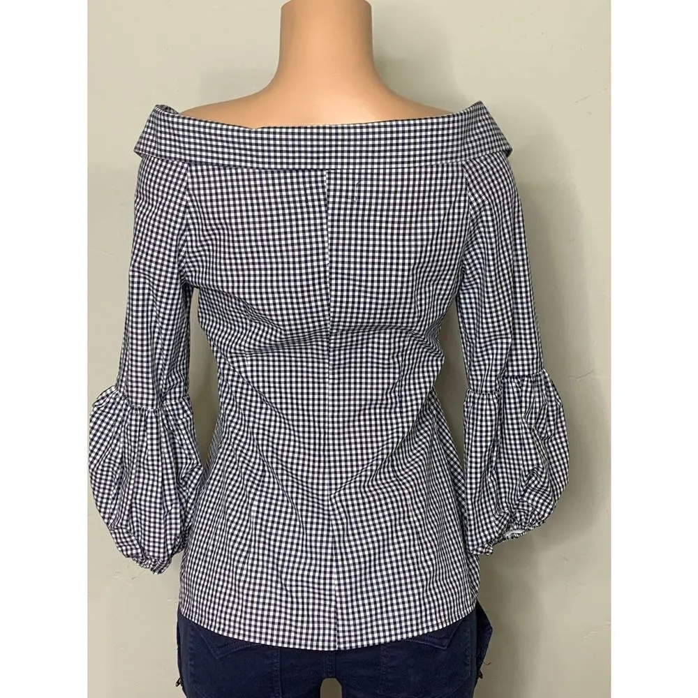 New. BAILEY 44 Gingham top. - Image 12