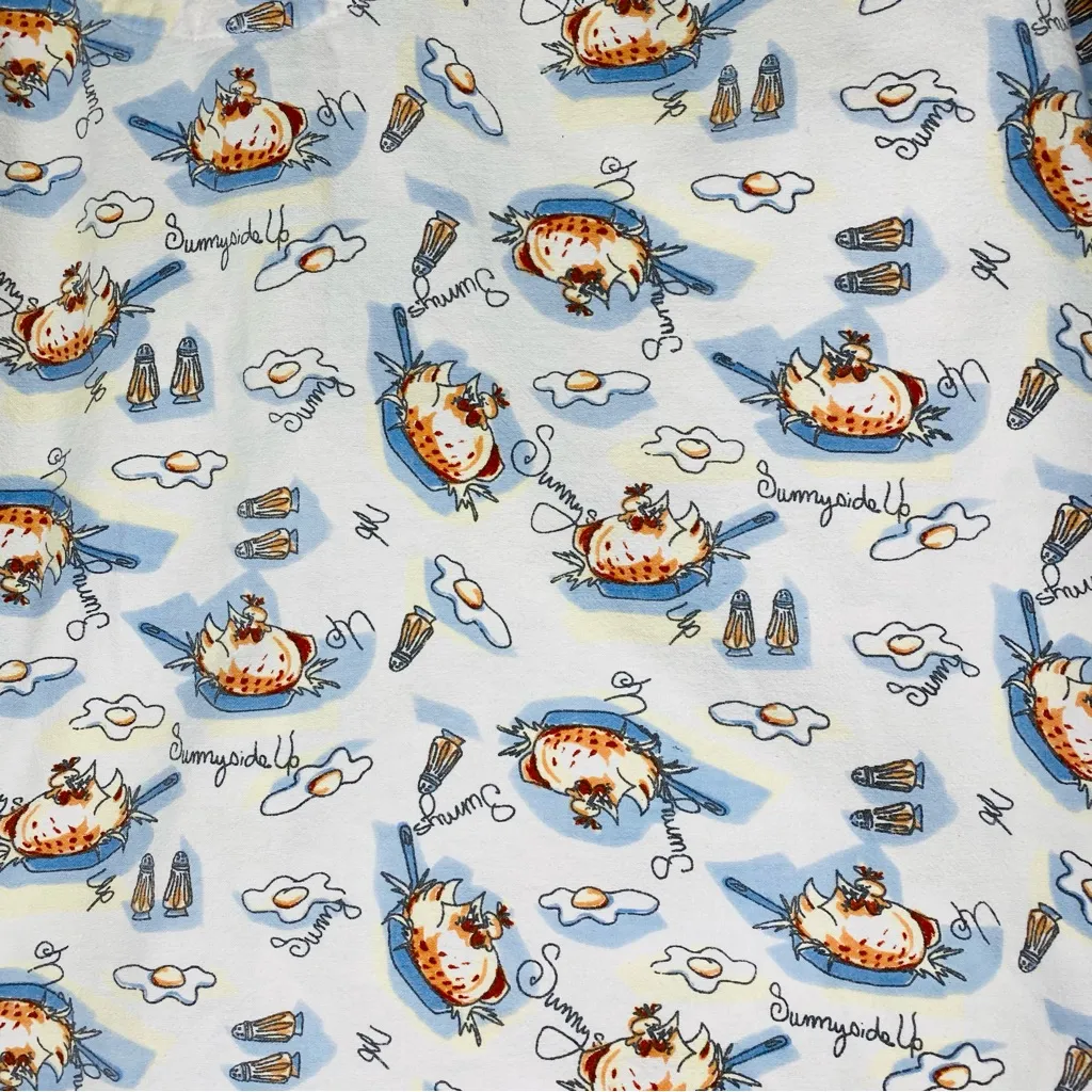 VINTAGE ASHLEY TAYLOR Flannel Pajama Set White Size 2X - Image 9