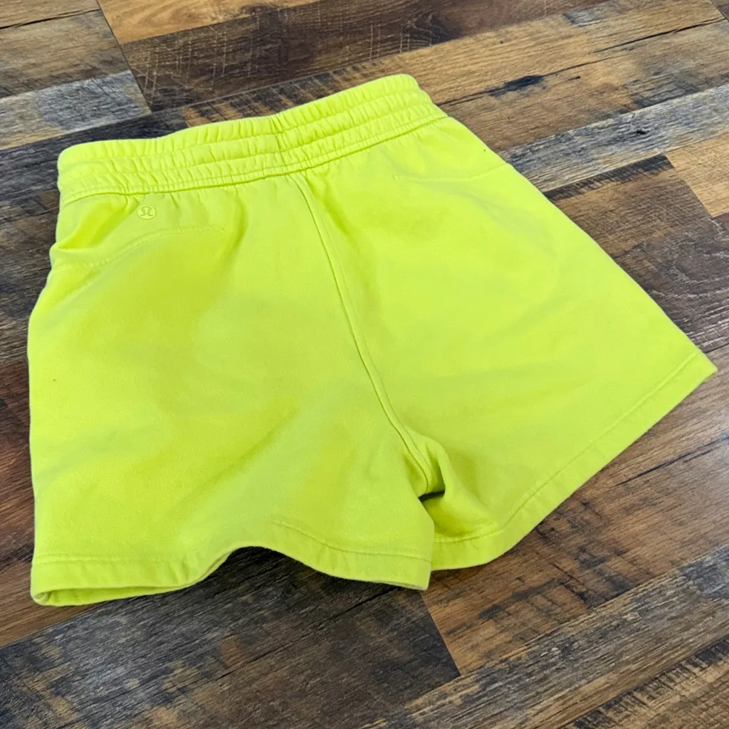 Lululemon Yellow Loungeful High-Rise Short 4" Drawstring Shorts - Image 7