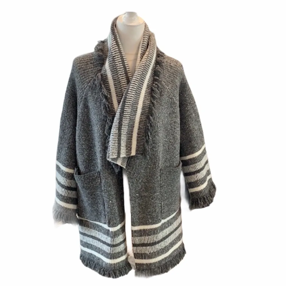 ANTHROPOLOGIE Saturday Sunday Oversized Chunky Knit Kimono Cardigan OS NEW - Image 3