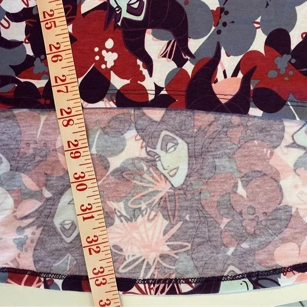 Lularoe Irma Size Small Disney Sleeping Beauty Evil Queen Witch Maleficent Shirt - Image 5