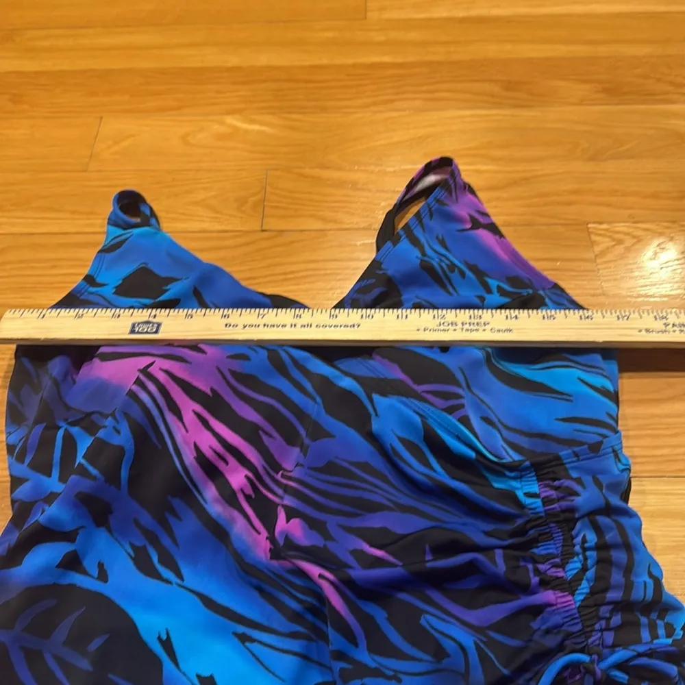 Great lengths women one piece swim suit size 18. Purple - Image 5