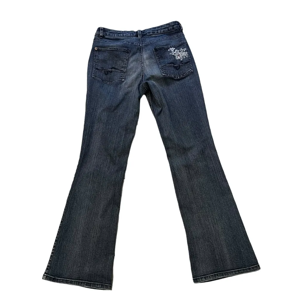 Gitano Y2K Boot Cut Jeans, Sz 8 Blue - Image 6