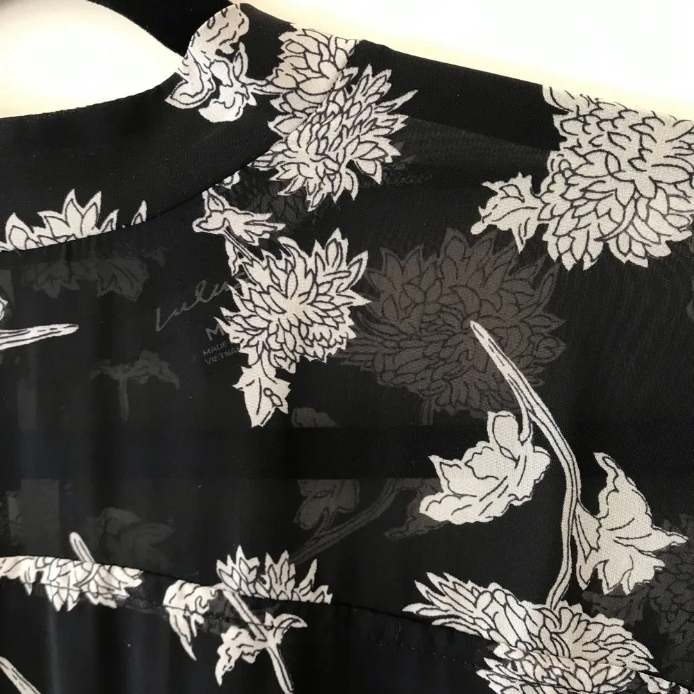 Lulus Floral Dressed Up Black Floral Print Midi Dress - Image 4