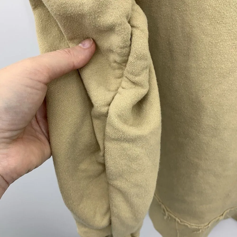 HOMME + FEMME HFLA Size S Sweatshirt Hockey Style Women’s Asia Streetwear Beige Tan - Image 7