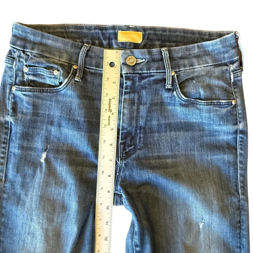 MOTHER Denim The Looker Ankle Chew In Breaking The Law Women’s Size 28 Blue - Image 13