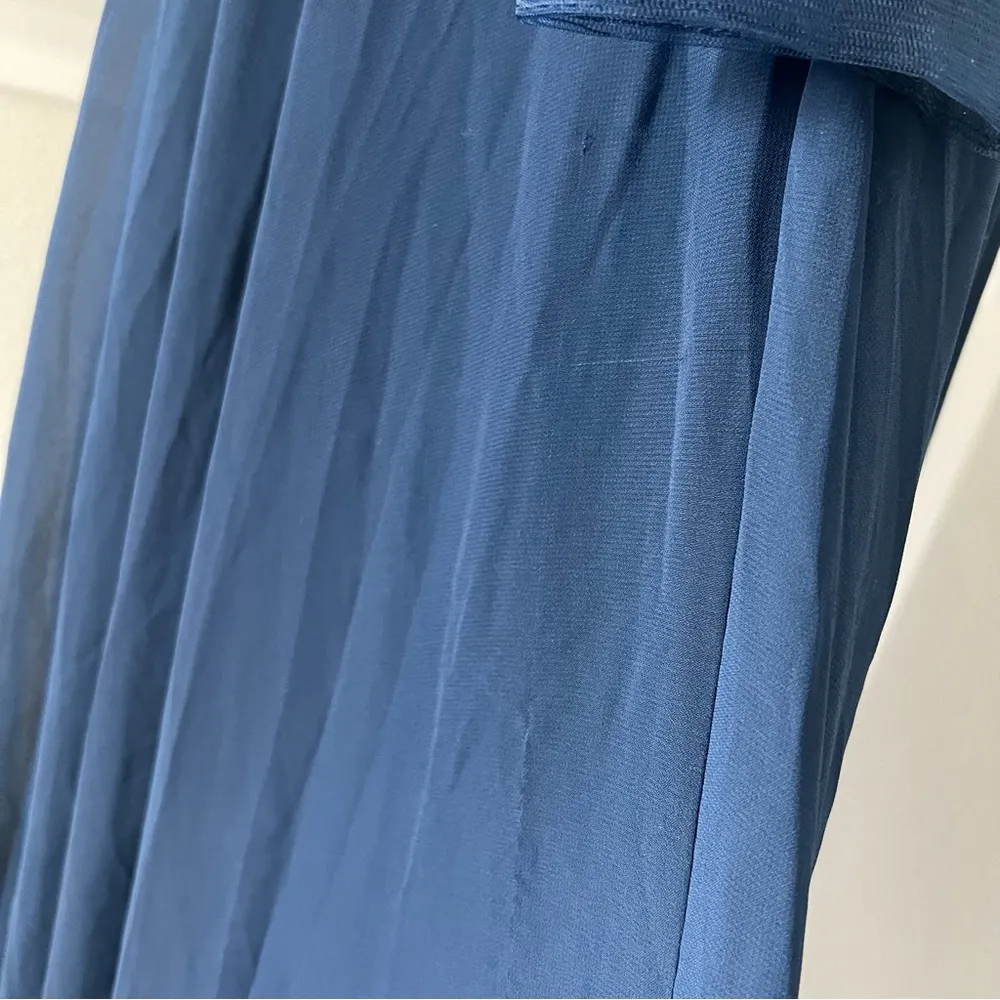 XSCAPE Long Sleeve Long Chiffon Skirt with Bead Top, Size 14 New w/Tag - Image 15