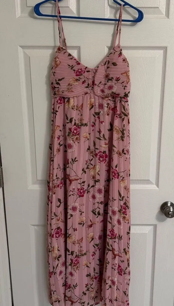 Floral Pink Maxi Dress - Image 2