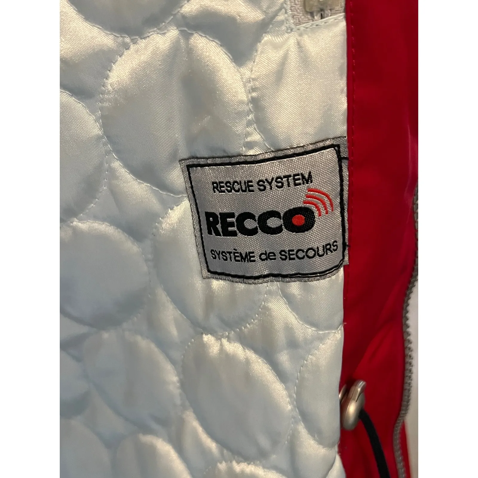 Vintage Killy Red Faux Fur Trim Hooded‎ Winter Ski Snowboard Parka Coat Jacket Size 8 - Image 5