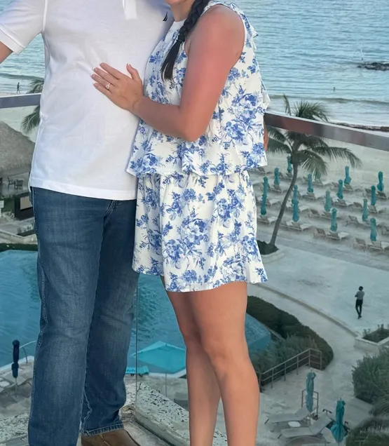 Shein Outfit Two-Piece Floral - Image 2