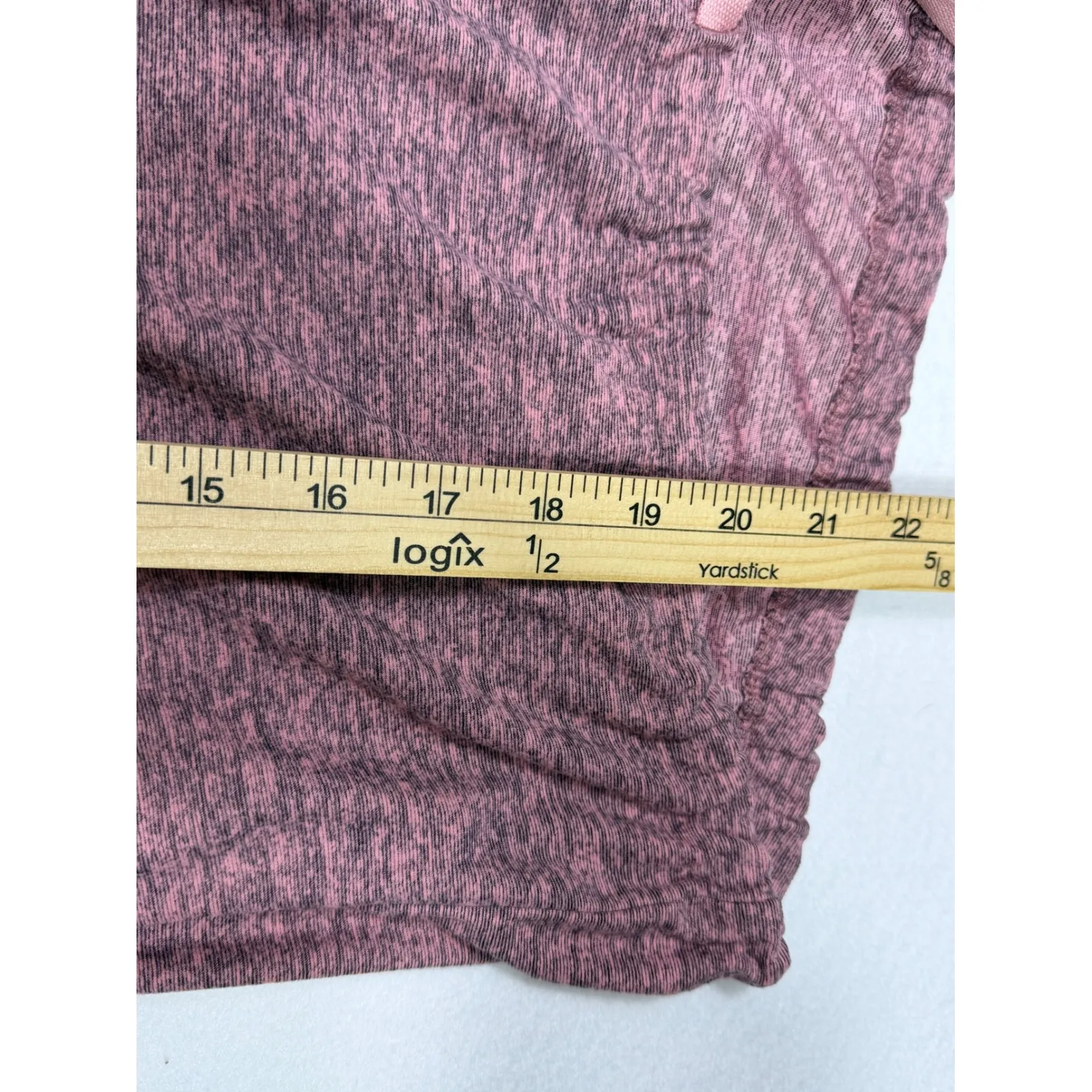 Canada Weather Gear Mock Neck Cropped Pullover Sweatshirt Drawstring LG Pink Size undefined - Image 5