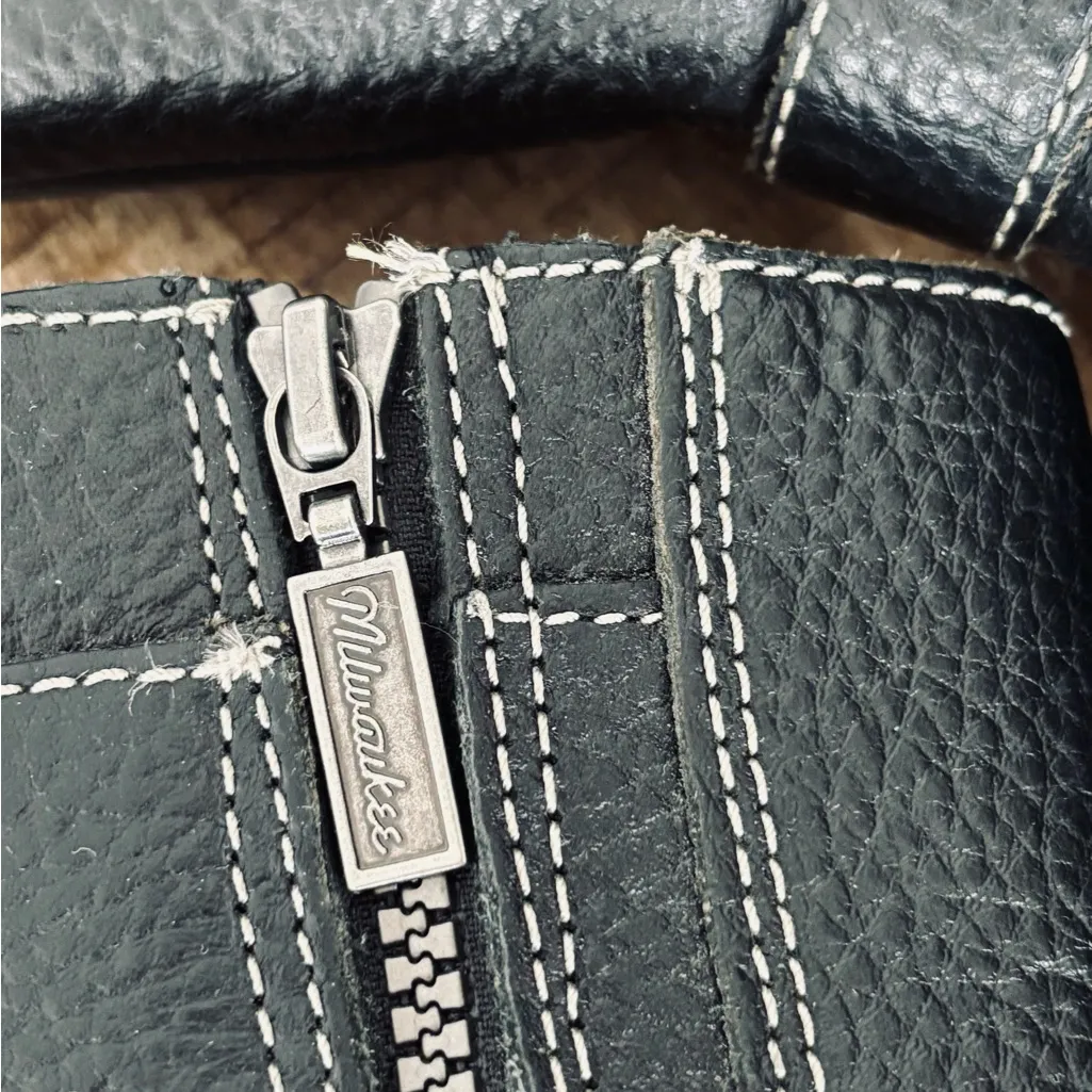 Milwaukee Motorcycle Women's Delusion MVB237 black leather boots size 9.5 - Image 10