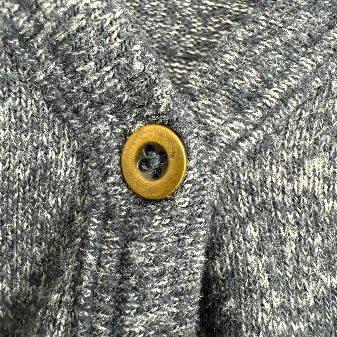 Abercrombie & Fitch Womens Y2K Long Sleeve Henley V Neck Tee Top Blue Size Small - Image 11