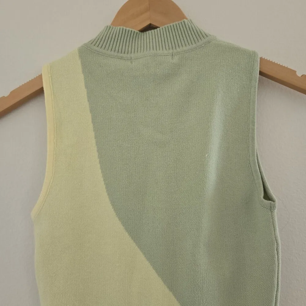 | the palms mini dress neon summer knit dress sleeveless s/m/l - Image 12