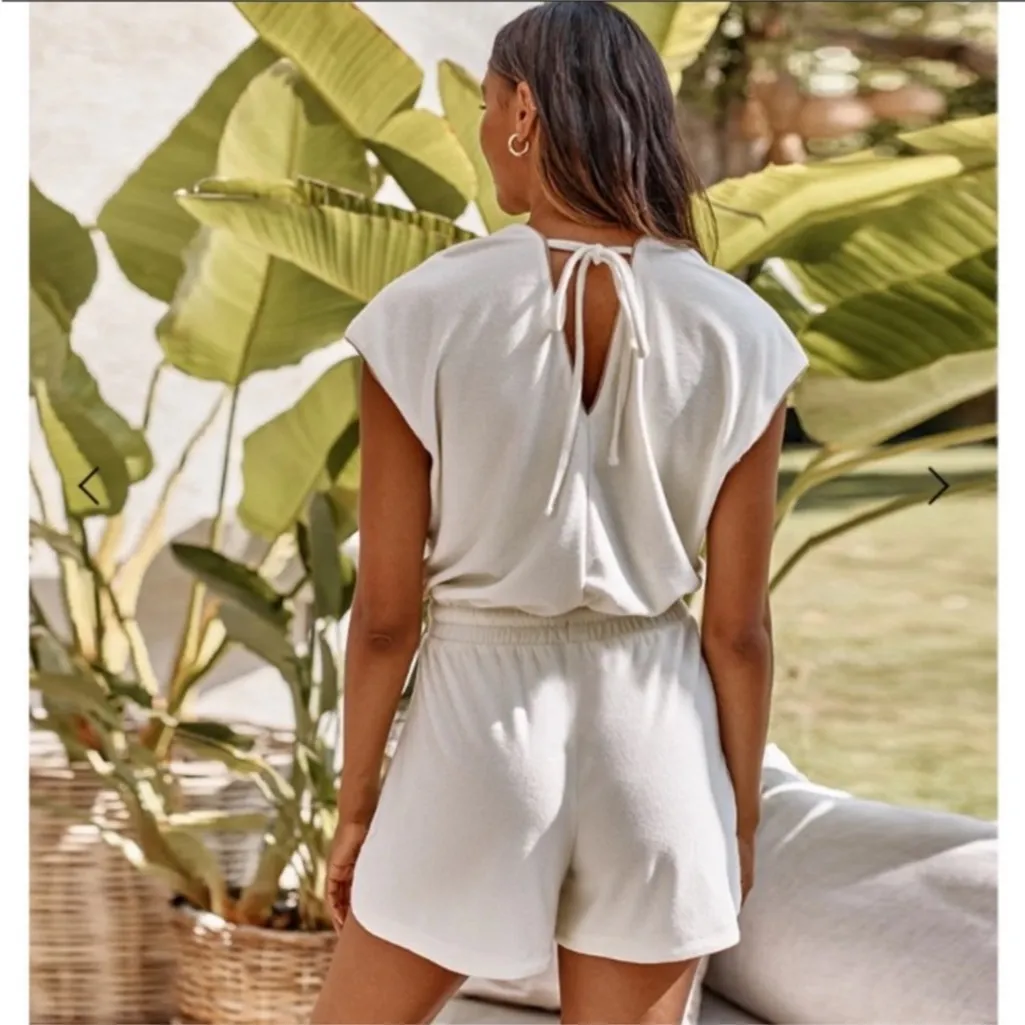 Summersalt  The Towel Terry V-Neck - Image 4