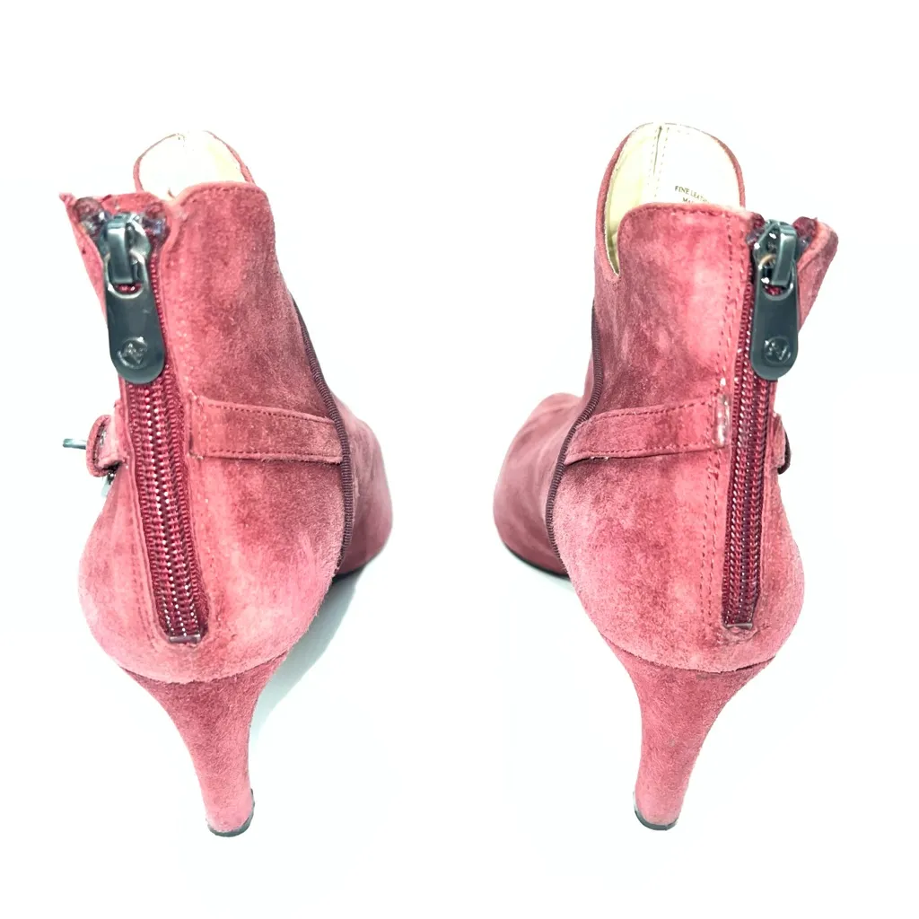 Adrienne Vittadini Red Ankle Boots - Image 6