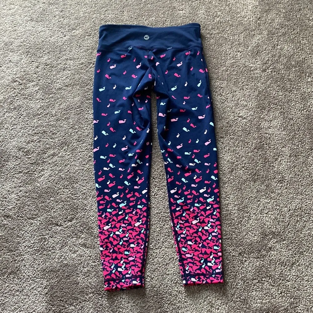 Vineyard Vines  Logo Print Leggings SIZE XS 3️⃣3️⃣ - Image 4