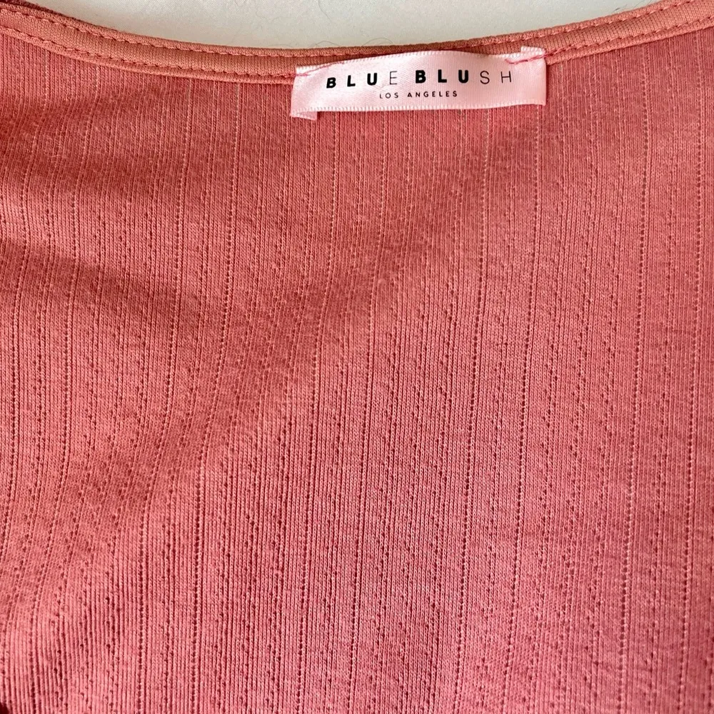 Pink crop tie cardigan - Image 2