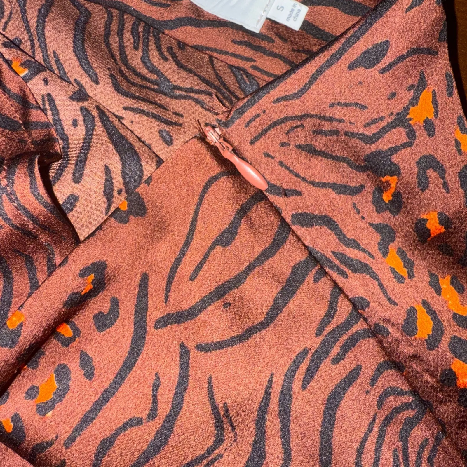 ASTR the Label‎ Brown Leopard Zebra Print Mini Skirt Womens Size S - Image 5