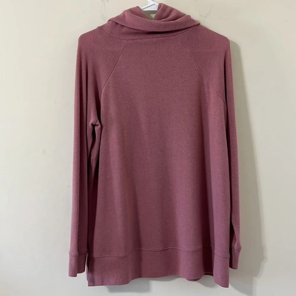 Cupcakes and Cashmere Pink Cowl Neck Sweater Size Large - Image 8