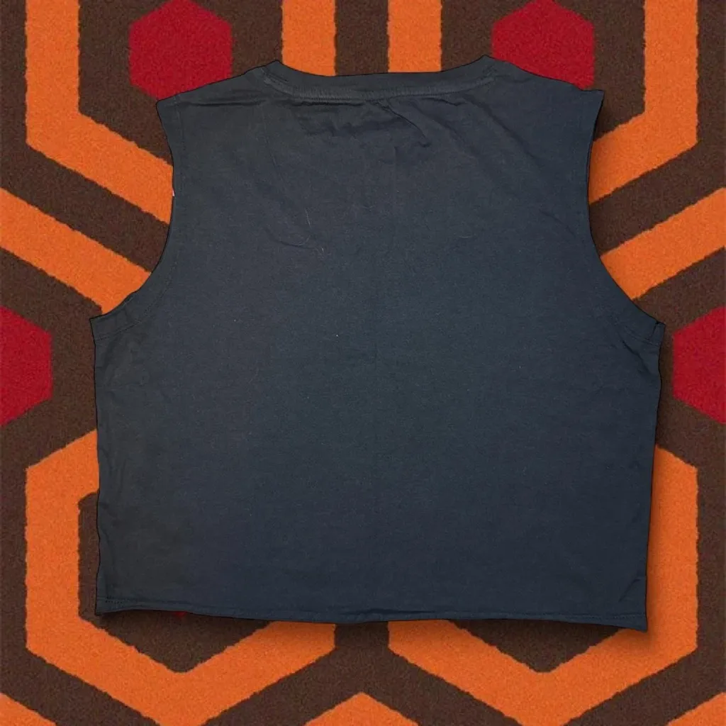 RARE Vintage Wrangler x FENDER Collab Western Graphic Crop Top - Image 3