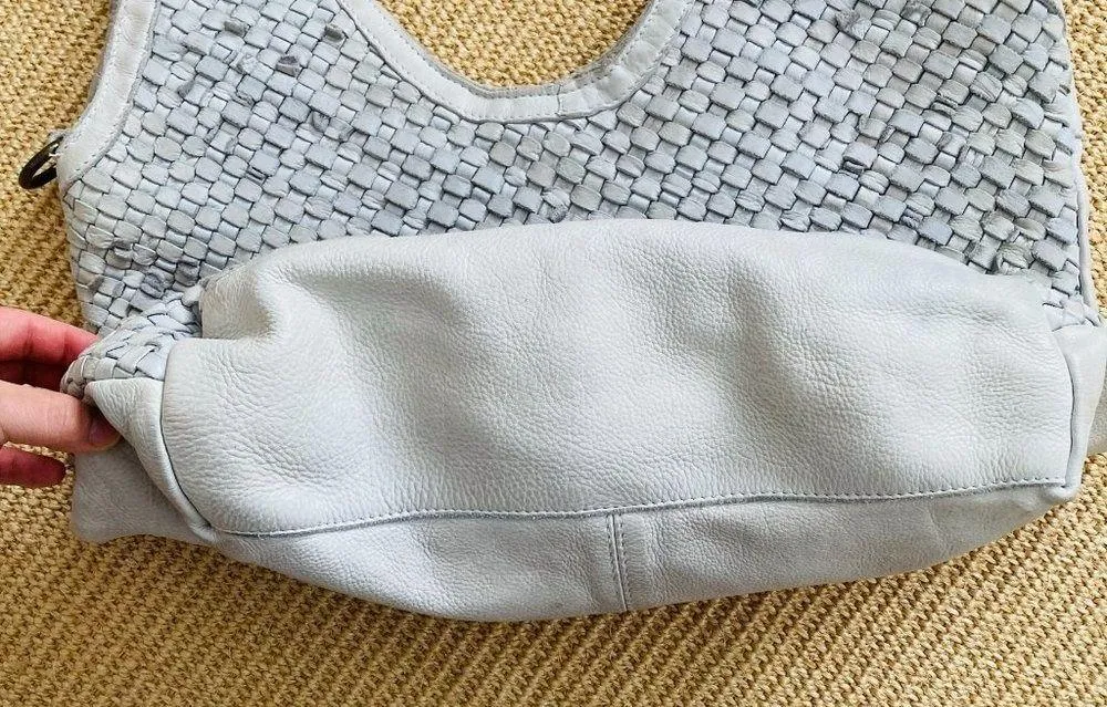 Free People Llana Woven Leather Tote NWOT $178 - Image 6