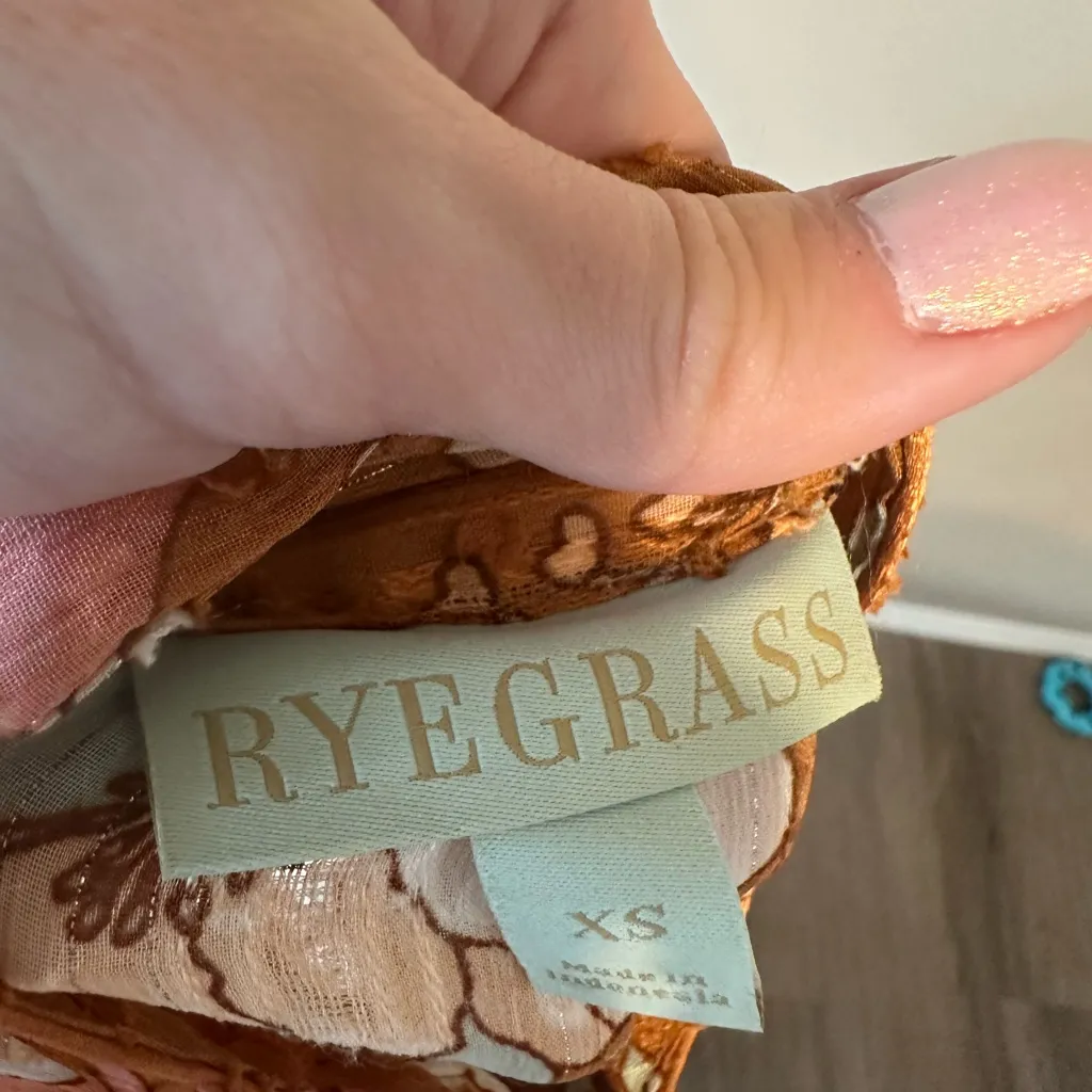 NWT Ryegrass Floral Orange Women's Dress Size undefined - Image 8