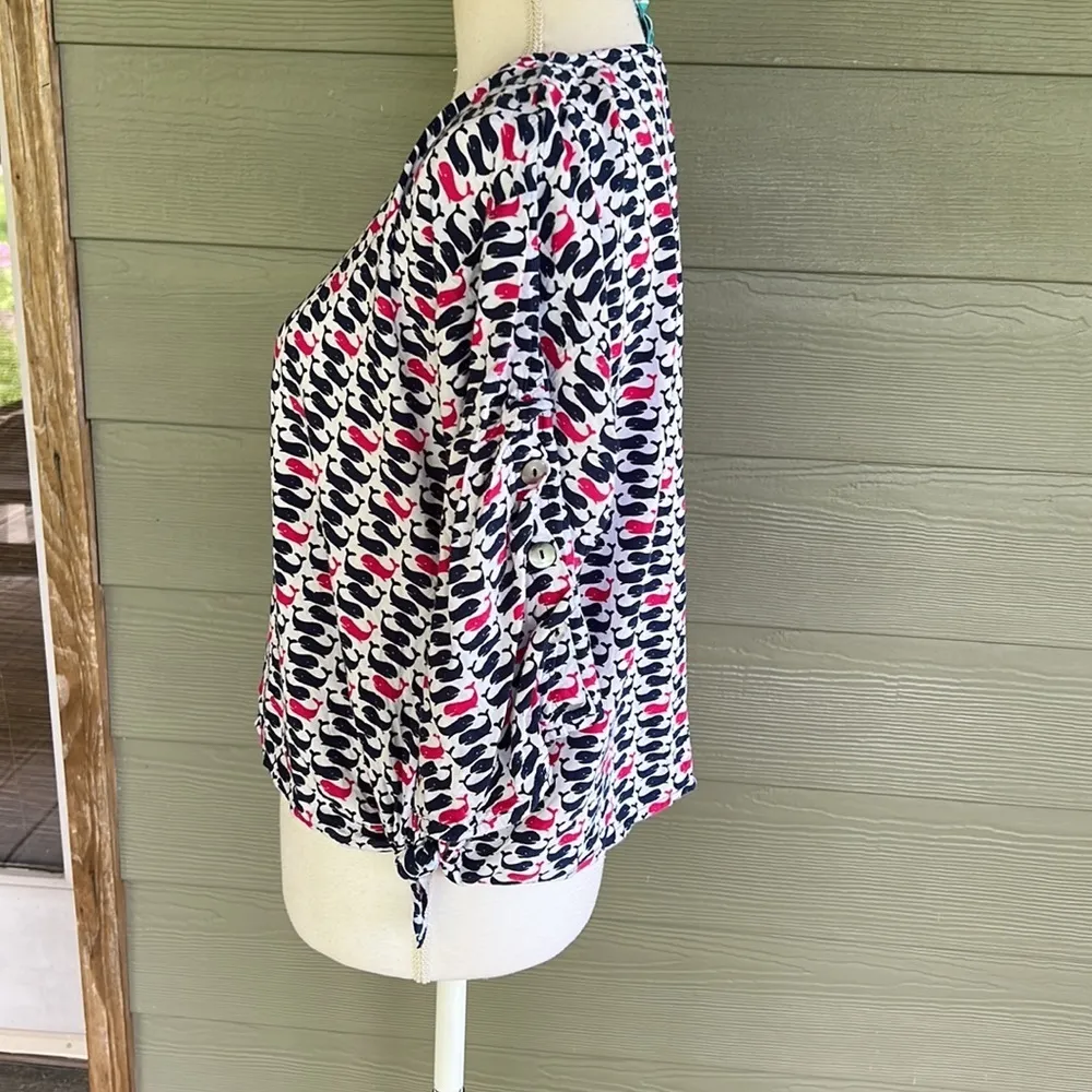 Escapada Whale Print Top - Image 4