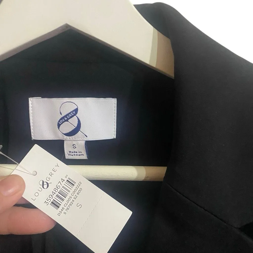 Lou & grey  NWT black one button cardigan small - Image 2