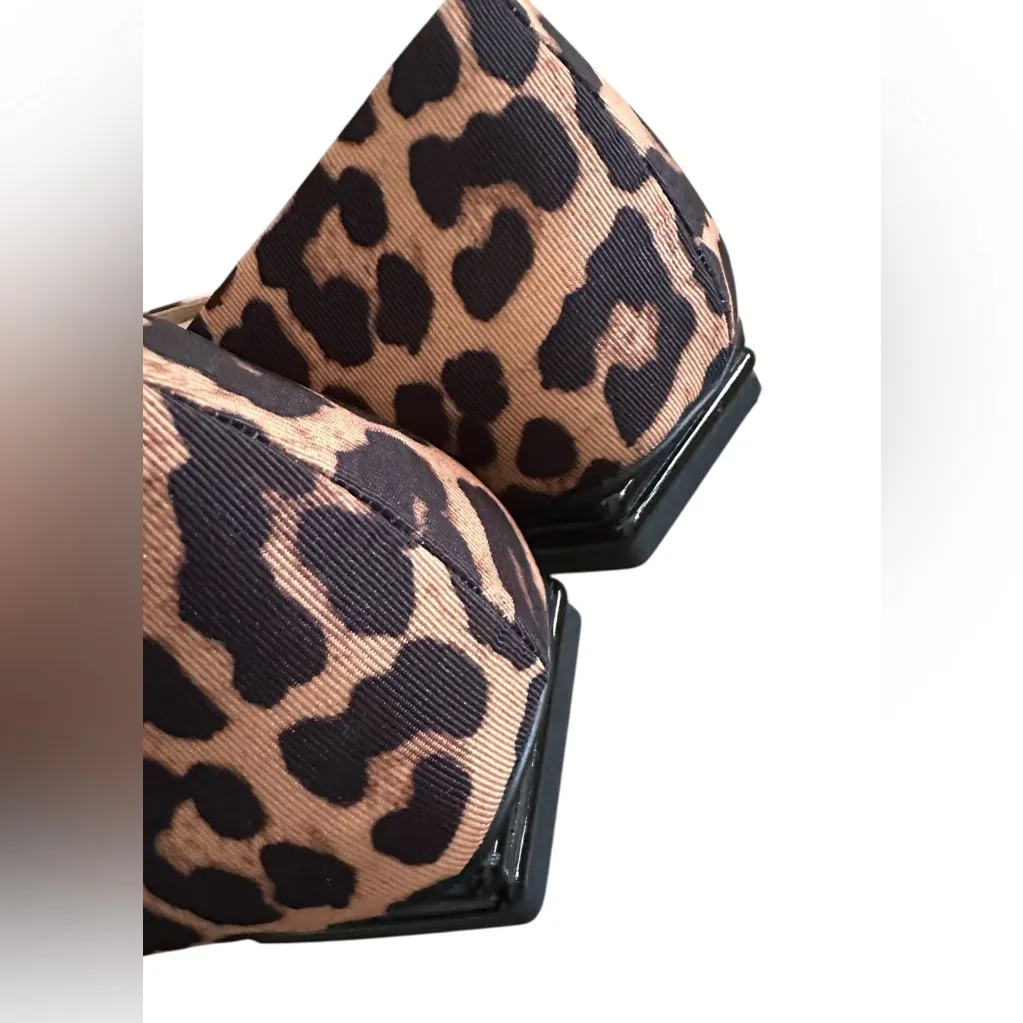 Franco Sarto Women's Tinsley Square Toe Mary Jane Flats size 11M leopard print - Image 5