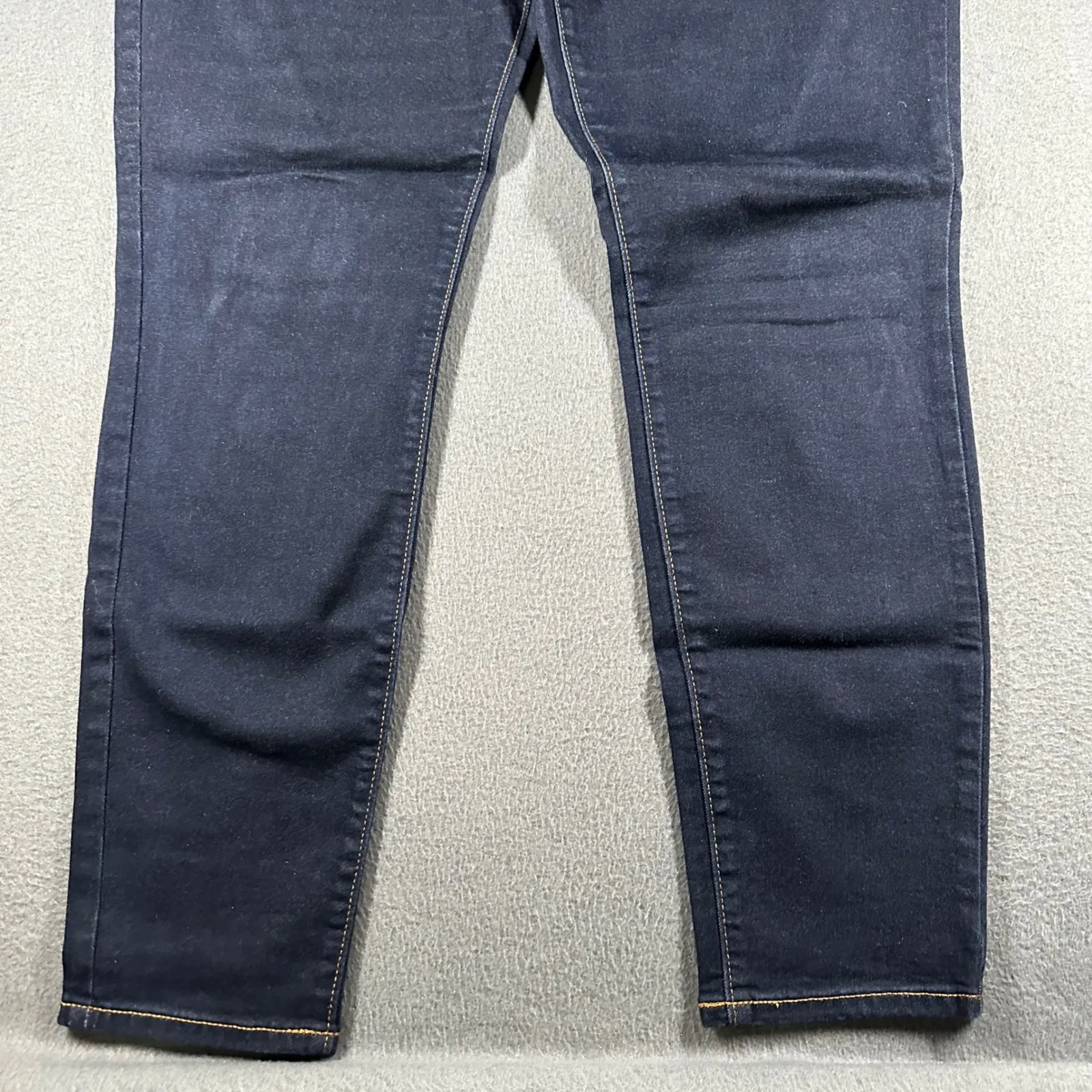 Old Navy Rockstar Super Skinny Jeans Womens 16 Dark Wash Flat Front Mid Rise - Image 2